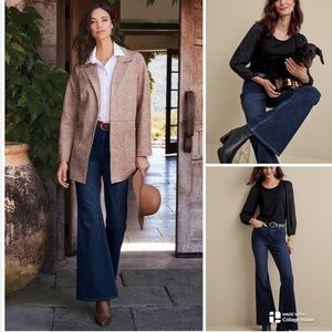 Soft Surroundings Flare jeans